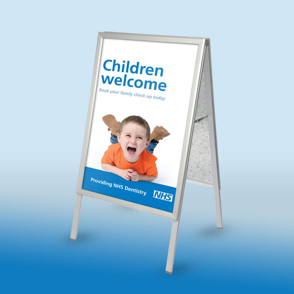 NHS New Patients Welcome A-board & Poster