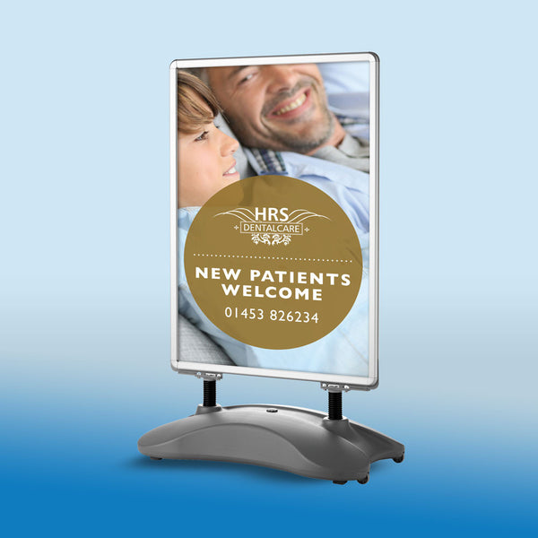 New Patients Welcome Pavement Sign