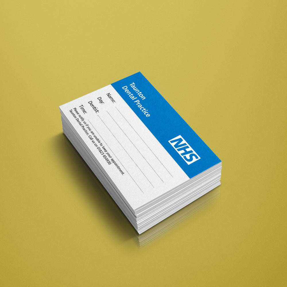 Appointment Cards NHS