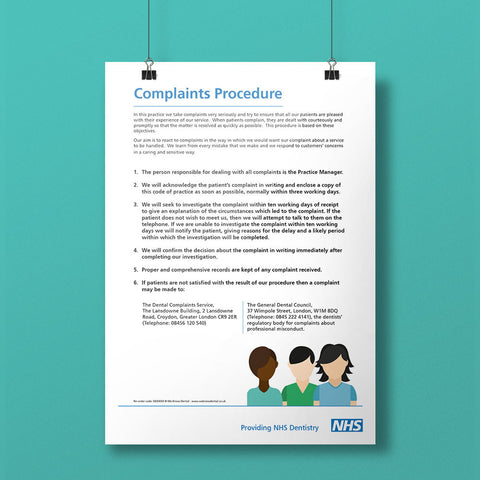 Complaints Policy Notice - NHS