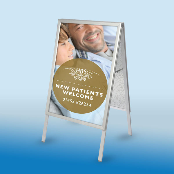 New Patients Welcome A-board & Poster